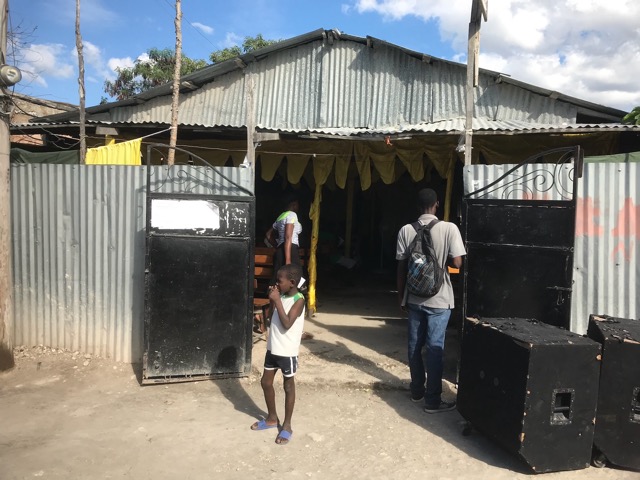 Local church where medical clinic is held by GCF volunteers.
