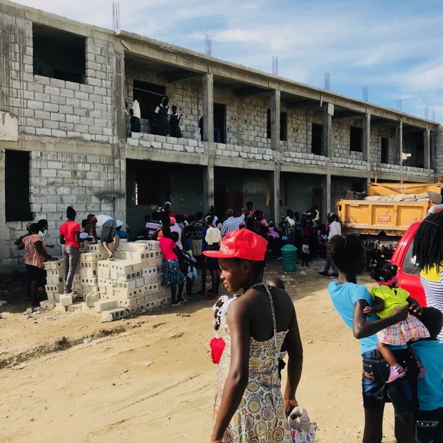 GCF medical clinic at Highlands, Haiti new school/church.
